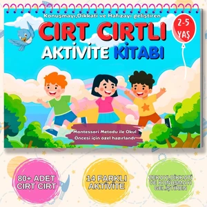Cırt Cırtlı Aktivite Kitabı 2-5 yaş