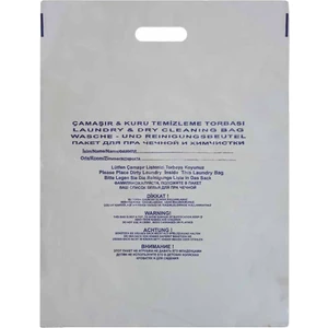 1000 Adet Otel Buklet Tipi Hijyenik Kirli Çamaşır Poşeti Torbası Laundry Bag
