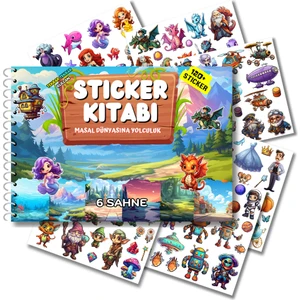 Masal Dünyasına Yolculuk Sticker Kitabı