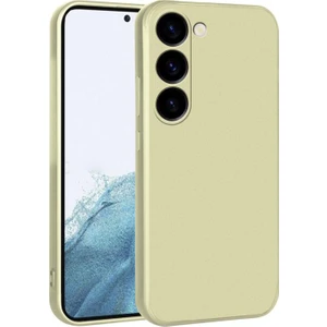 Galaxy S23 Plus Kılıf Zore Premier Silikon Kapak-Gold