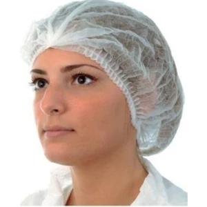 500 Adet Tela Akordeon Bone 52 cm Çift Lastikli Saç Bonesi