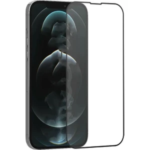 Kny Apple Iphone 15 Pro Max Için Tam Kaplayan 5d Davin Şeffaf Seramik Ekran Koruyucu Siyah
