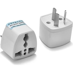 Avustralya Üç Ayaklı Au Çevirici Fişi Priz Adaptörü - Avustralya Priz Çevirici - Avustralya Priz Çevirici Topraklı