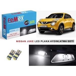 Nissan Juke LED Plaka Aydınlatma Ampul Seti Parlak Beyaz