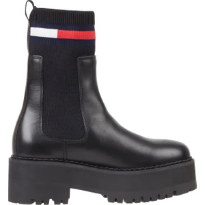 Tommy Hilfiger Deri Siyah Kadın Bot EN0EN02301BDS