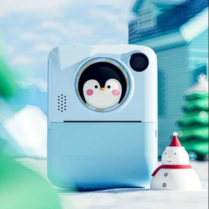 Anlık Termal Yazıcılı Dijital Çocuk Kamerası 2.0 Inç Hd 1080P Instant Photo Printer Camera Pembe