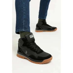 U.S. Polo Assn. Sagan Erkek Siyah Bot