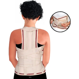 Dorsolomberr Çelik Balenli Korse Yüksek Kalite Sırt Bel Tüm Vücut Destek Dik Duruş Korsesi