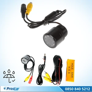 Gece Görüşlü 28 mm Vidalı Hd 9 LED Işıklı Geri Görüş