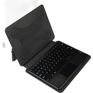 Samsung Galaxy Tab A8 Sm- X200 10.5 Inç Uyumlu Touch Padli Tablet Kılıfı Bluetooth Bağlantılı Klavye