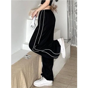 Deef Wear Y2K Harajuku Çift Biye Eşofman Altı/pantolon