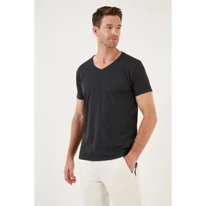 Pamuk Slim Fit V Yaka Basic T Shirt Erkek T Shirt 5412001