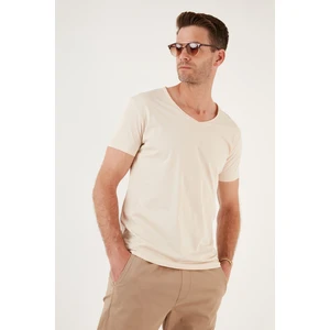 Pamuk Slim Fit V Yaka Basic T Shirt Erkek T Shirt 5412001