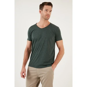 Pamuk Slim Fit V Yaka Basic T Shirt Erkek T Shirt 5412001