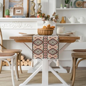 Masa Runner Jacquard Ayçiçeği Amerikan Partisi Dekorasyonu Amerikan Dekoratif Sundurma Kapağı (Yurt Dışından)