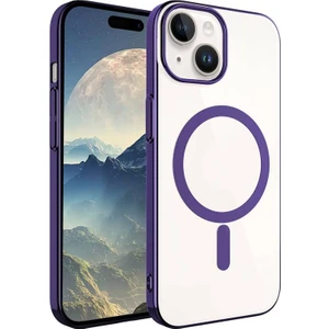 Techno Guru iPhone 15 Kılıf Şık Tasarımlı Wireless Şarj Özellikli Pixel Magsafe Kapak