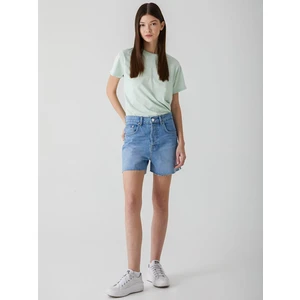 Kadın  Deana Yüksek Bel Jean Şort