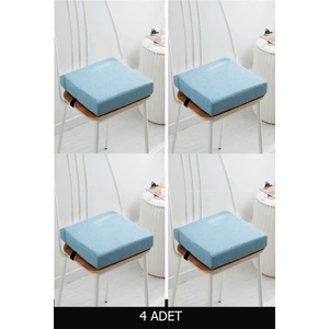 Revu Baby Sandalye Minderi Sünger Dolgulu Kare Sandalye Konfor Pedi Oturma Minderi 4 cm Kalınlık 4 Adet