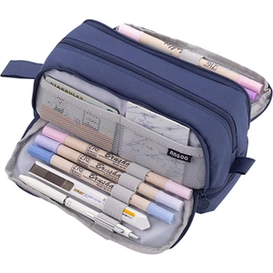 Büyük Kapasiteli Kalem Kutusu - 4 Bölmeli, Kalem Kılıfı (Yurt Dışından)