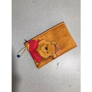 Owl Bag  Sevimli Ayı- Winnie The Pooh Desenli Tasarım Bez Kalemlik-Cüzdan