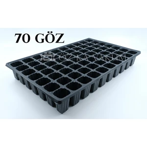 Vakum 70 Göz Derin Fide Viyolü Fidelik Fide Kabı (25 adet)