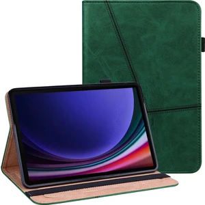 Samsung Galaxy Tab S9+ Pu Deri Tablet Kılıfı Kart Yuvalı Stand Kapağı (Yurt Dışından)