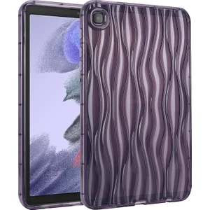 Samsung Galaxy Tab A7 Lite 8.7-Inç Şeffaf Tpu Kılıf Su Dalgalanma Dokusu Kaymaz Tablet Kapağı (Yurt Dışından)