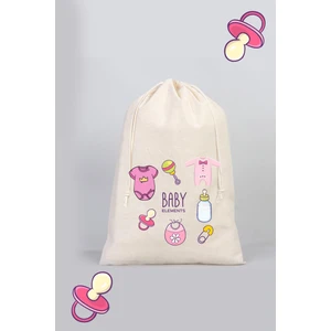 Feza Bagg Store Kıyafet Kesesi Kız Bebek 30 x 40 2 Adet