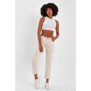 Alexander Gardi Özel Koleksiyon Yırtık Detaylı Denim Pantolon (AG-1051G)