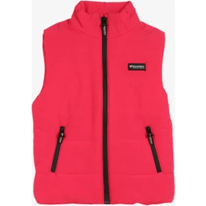 Discovery Expedition Fuşya Kız Çocuk Dik Yaka Kapitone Şişme Yelek D3WG-YLK1