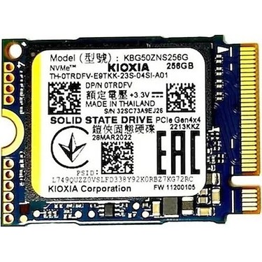 Kioxia Kbg50Zns256G 256GB SSD Fiyatı - Taksit Seçenekleri