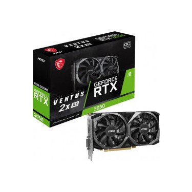 K MSI GeForce RTX 3050 Ventus 2X XS 8G OC 8GB GDDR6 128 Bit Fiyatı