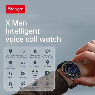 Atongm x Men Akıllı Saat Inç Sesli Arama/kalp Atış Fiyatı
