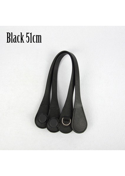 Siyah 51CM Yeni 51CM 86CM Ince Kollar Kenar Boyama D Toka Gözyaşı Sonu Eva O Çanta Gövdesi Için Obag Zincir Kolye Için Suni Deri Kolları (Yurt Dışından)