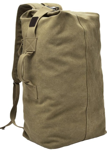 Haki L Açık Seyahat Çantası Askeri Çanta Taşınabilir Erkek Sırt Çantası Büyük Kapasiteli Kova Omuz Çantası Erkek Sırt Çantası (Yurt Dışından) modelleri