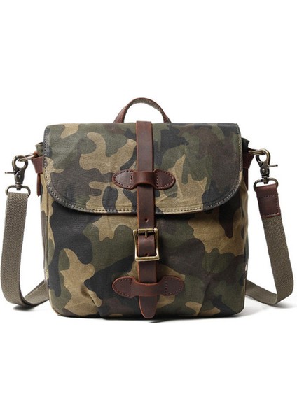 Ordu Yeşil Moda Açık Havada Erkekler Seyahat Çantaları Kamuflaj Çantası Adam Omuz Askılı Çanta Küçük Çanta Erkekler Için Crossbody Çanta (Yurt Dışından)