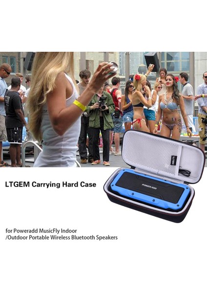 Satılık Tek Kasa Ltgem Eva Poweradd Musicfly Iç Mekan/dış Mekan Taşınabilir Kablosuz Bluetooth Hoparlörler Için Sert Taşıma Çantası (Yurt Dışından) fırsatları