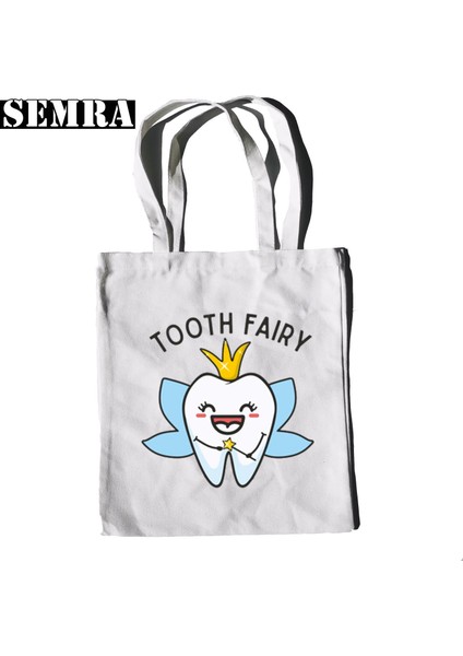 B2033J Diş ve Diş Hekimi Grafik Estetik Komik Moda Çanta Omuz Çantaları Rahat Alışveriş Kız Çanta Kadın Zarif Kanvas Çanta (Yurt Dışından) modelleri