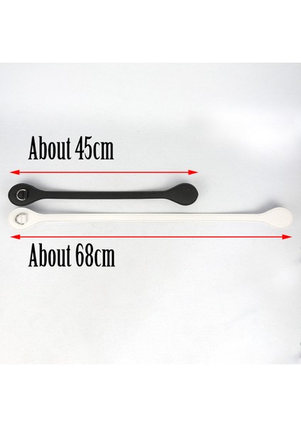 Açık Gri 68 cm Tanqu Kısa Uzun Saplı O Bagwith Kenar Boyama D Toka Yuvarlak Gözyaşı Sonu Obag Kemer Çanta Parçaları Için Suni Deri Kolları (Yurt Dışından) fırsatları