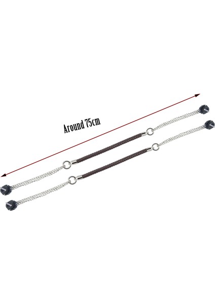 Sarı Yeni 1 Çift Obag Kolları Uzun Kayış Kemer ile Ot Gümüş Metal Zincir Dıy Eva Sonbahar Kış Kız Kadın O Çanta Omuz Çantaları (Yurt Dışından)