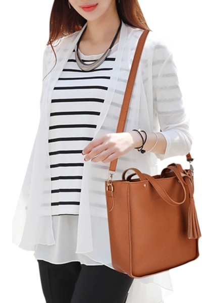 Dgy1 4 Adet Kadınlar Lady Moda Çanta Omuz Çantaları Bez Çanta Messenger Satchel Seti Çanta Crossbody Kart Kutusu Tutucu Cüzdan Kızlar Için (Yurt Dışından) modelleri