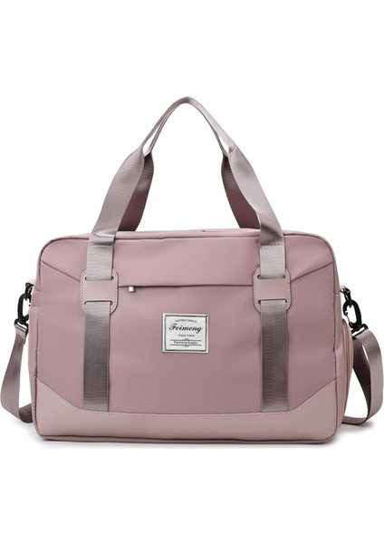 Pembe Aottla Kadın Seyahat Çantası Moda Spor Spor Çantası Çok Fonksiyonlu Çanta Rahat Büyük Kapasiteli Omuz Çantası Bayanlar Crossbody Paketi (Yurt Dışından)