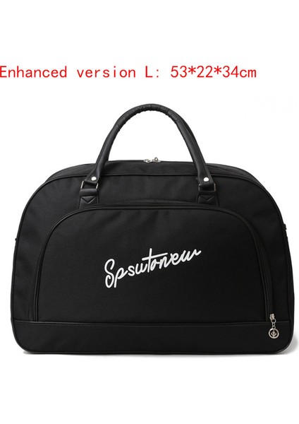 Siyah Seyahat Çantası Kadın Seyahat Çantaları Erkekler Için Yüksek Kaliteli Büyük Kapasiteli Bagaj Çantası Hafta Sonu Seyahat Çantası Seyahat Çantası Oxford Clothtravel Duffle (Yurt Dışından)