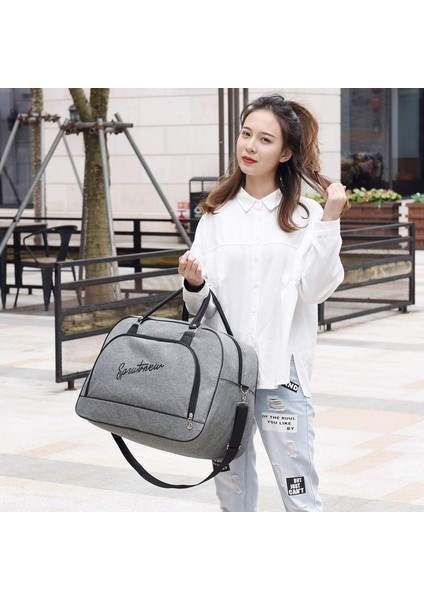 Siyah Seyahat Çantası Kadın Seyahat Çantaları Erkekler Için Yüksek Kaliteli Büyük Kapasiteli Bagaj Çantası Hafta Sonu Seyahat Çantası Seyahat Çantası Oxford Clothtravel Duffle (Yurt Dışından) modelleri