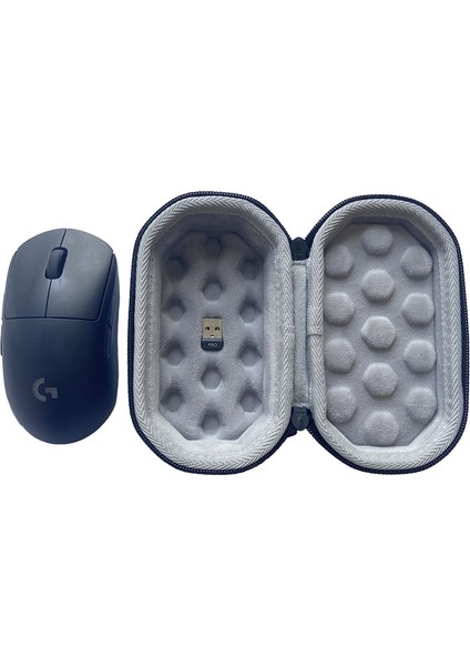 Gri Moda Sert Koruyucu Kutu Kapak Logitech G Pro x Superlıght Kablosuz Fare Gpw Saklama Çantası (Yurt Dışından)