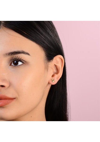 14K Altın Deniz Kabuğu Küpe indirimleri