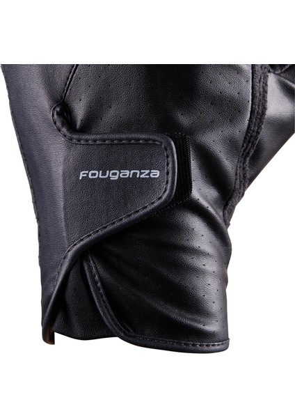 Fouganza Binicilik Eldiveni - Erkek - Siyah - 500 fırsatları