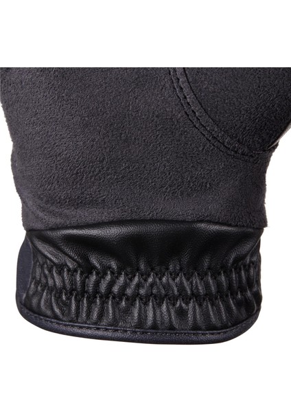 Fouganza Binicilik Eldiveni - Erkek - Siyah - 500 indirimleri