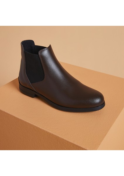 Fouganza Yetişkin Binicilik Botu - Kahverengi - Deri - 500 fiyatları