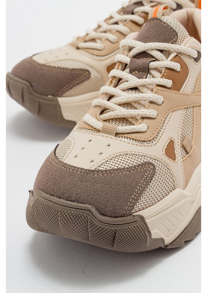 Lecce Bej-Kahve Kadın Spor Ayakkabı fırsatları